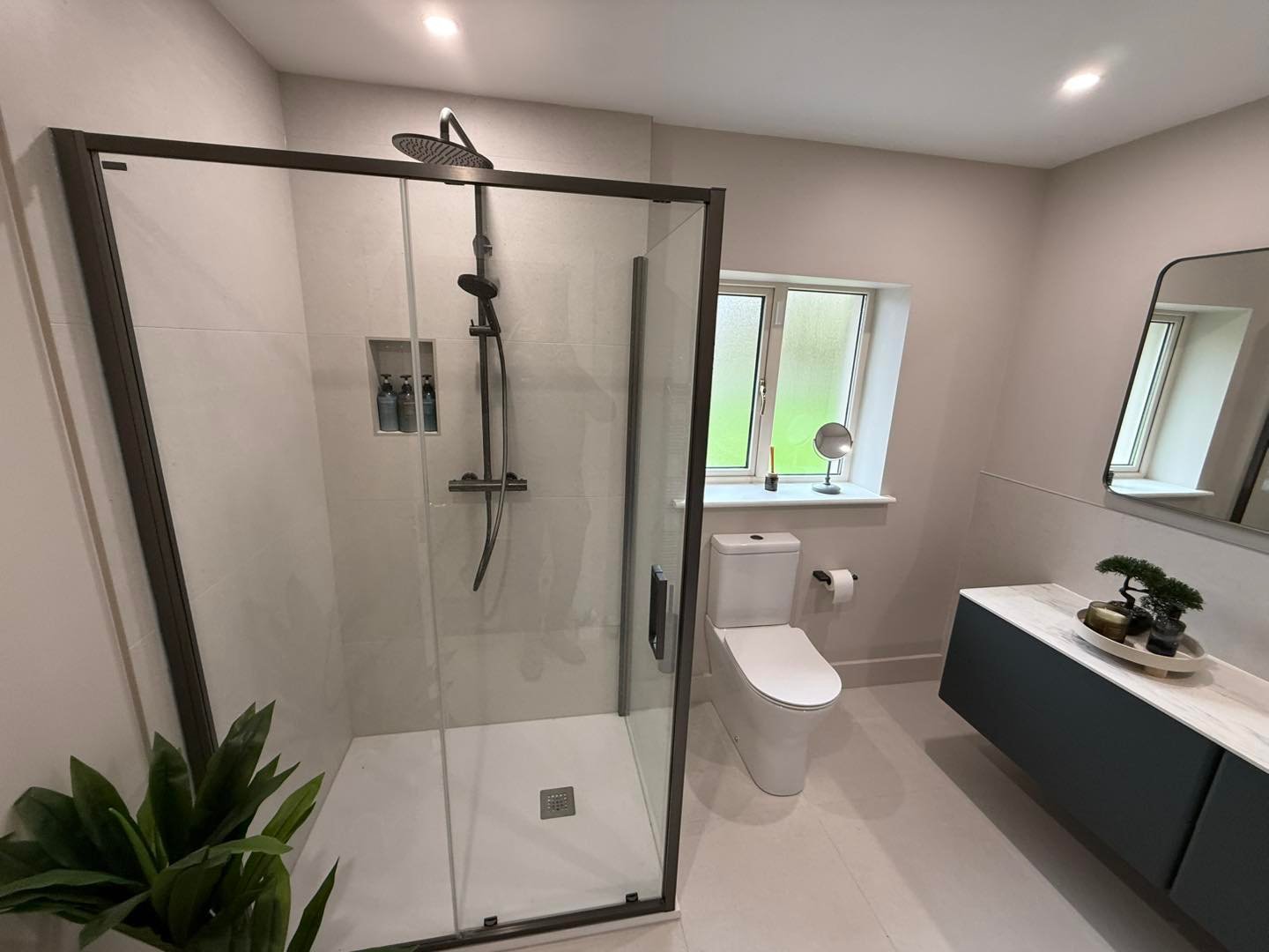 Contemporary Bathroom Installations Dublin 15 shower view