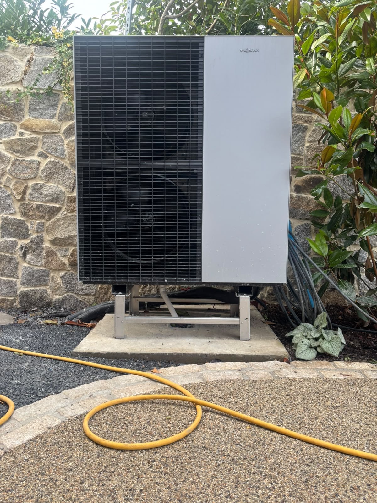 Heat Pump Meath Installation in back back yard